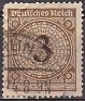 Germany 1923 Numbers 3 Marron Scott 323